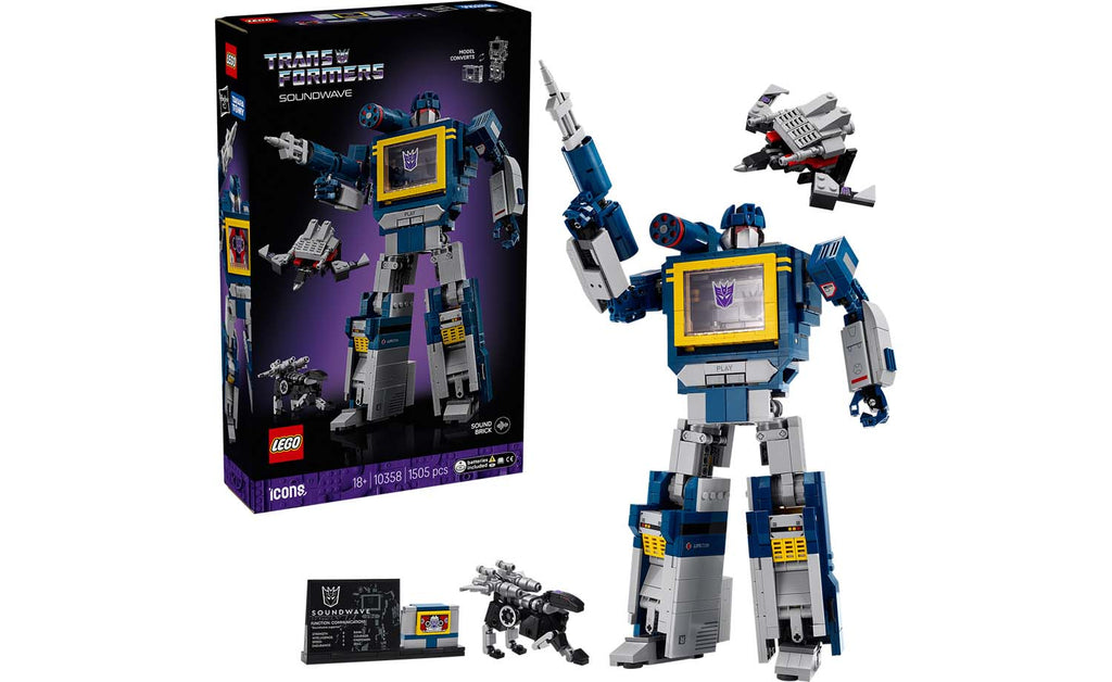 LEGO Icons 10358 Transformers: Soundwave