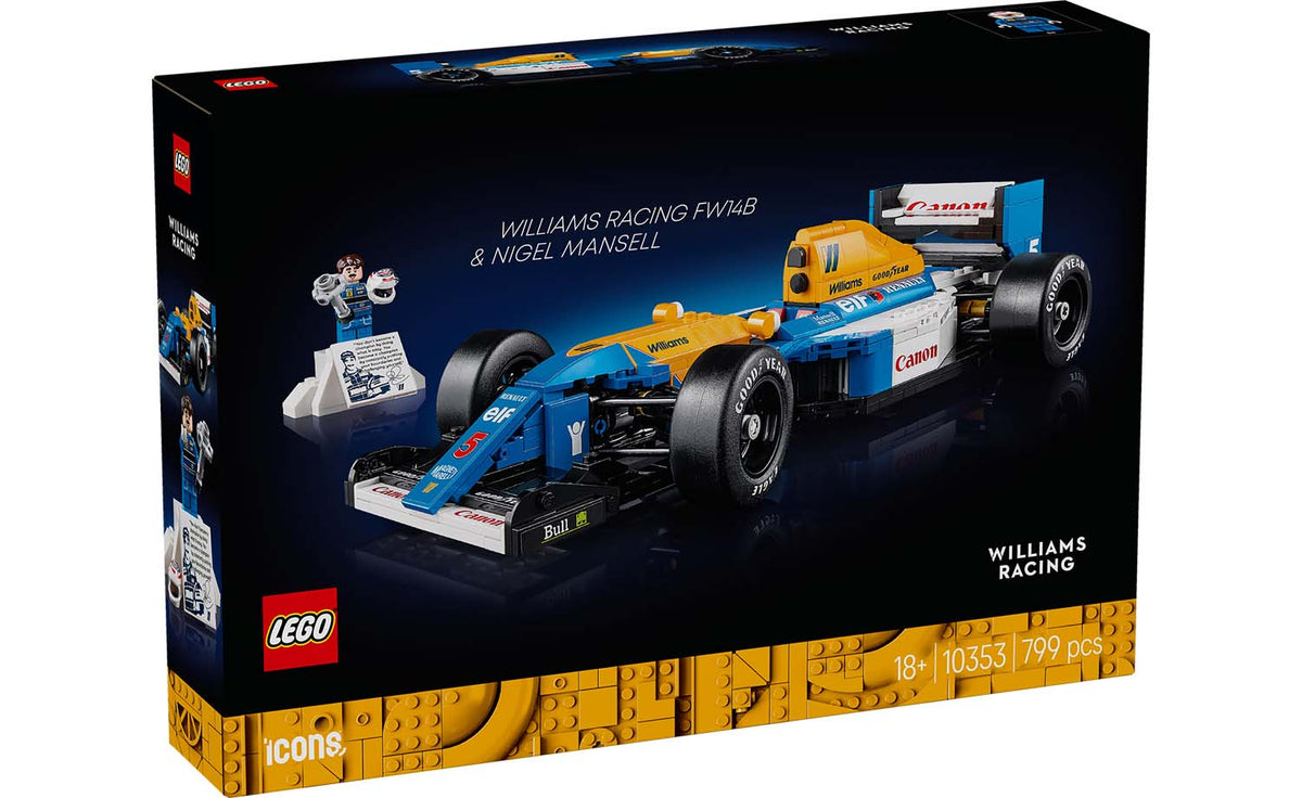 LEGO 10353 ICONS Williams Racing FW14B & Nigel Mansell