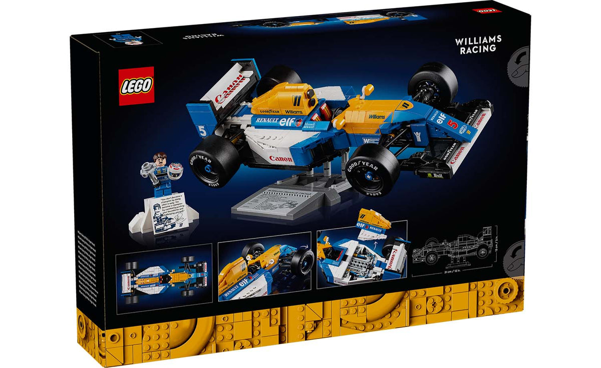 LEGO 10353 ICONS Williams Racing FW14B & Nigel Mansell