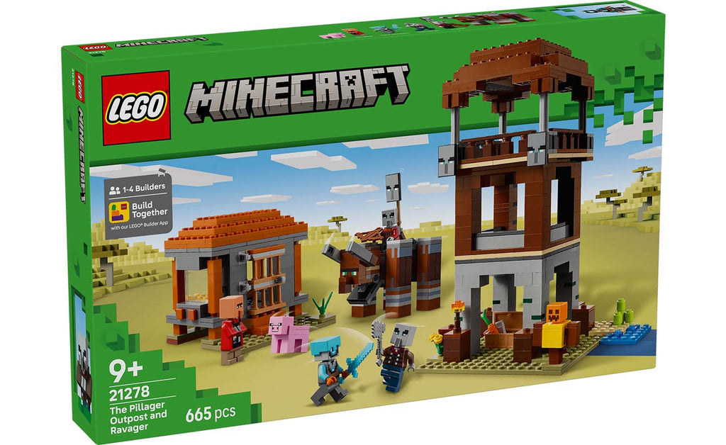 LEGO Minecraft 21278 The Pillager Outpost and Ravager