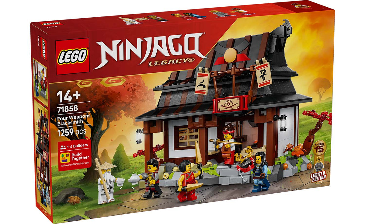 LEGO NINJAGO 71858 Four Weapons Blacksmith 15th Anniversary