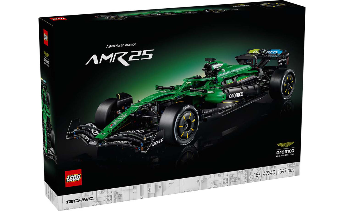 LEGO 42240 Technic Aston Martin Aramco AMR25 F1 Car