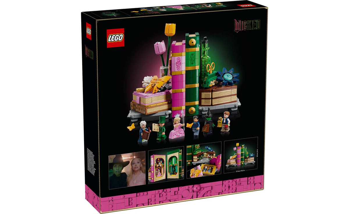 LEGO Wicked 75691 Glinda & Elphaba Bookends