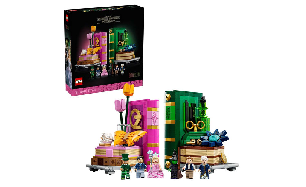 LEGO Wicked 75691 Glinda & Elphaba Bookends