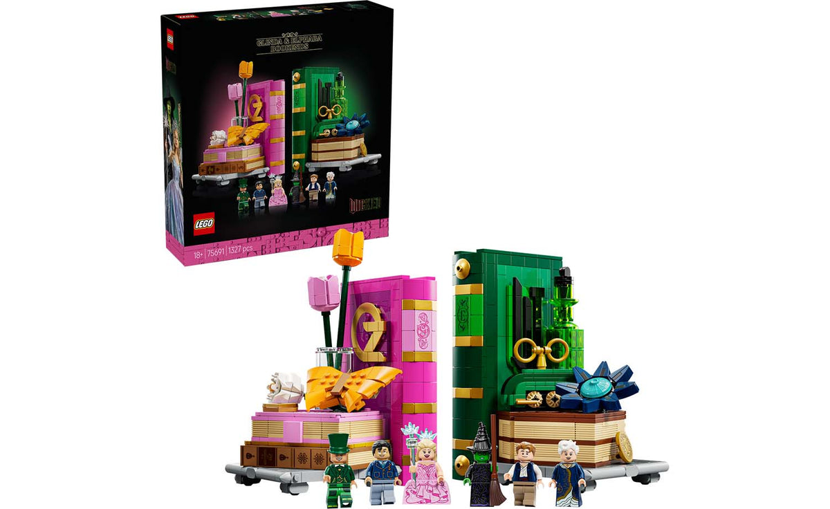 LEGO Wicked 75691 Glinda & Elphaba Bookends