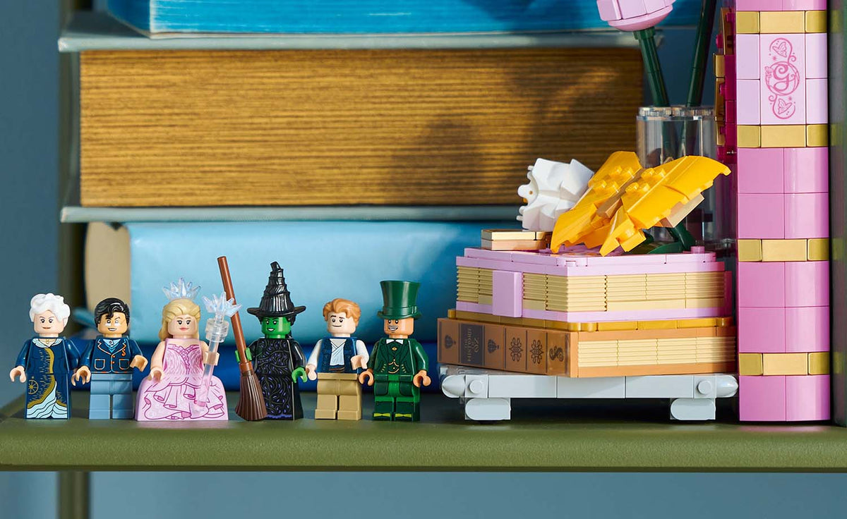 LEGO Wicked 75691 Glinda & Elphaba Bookends