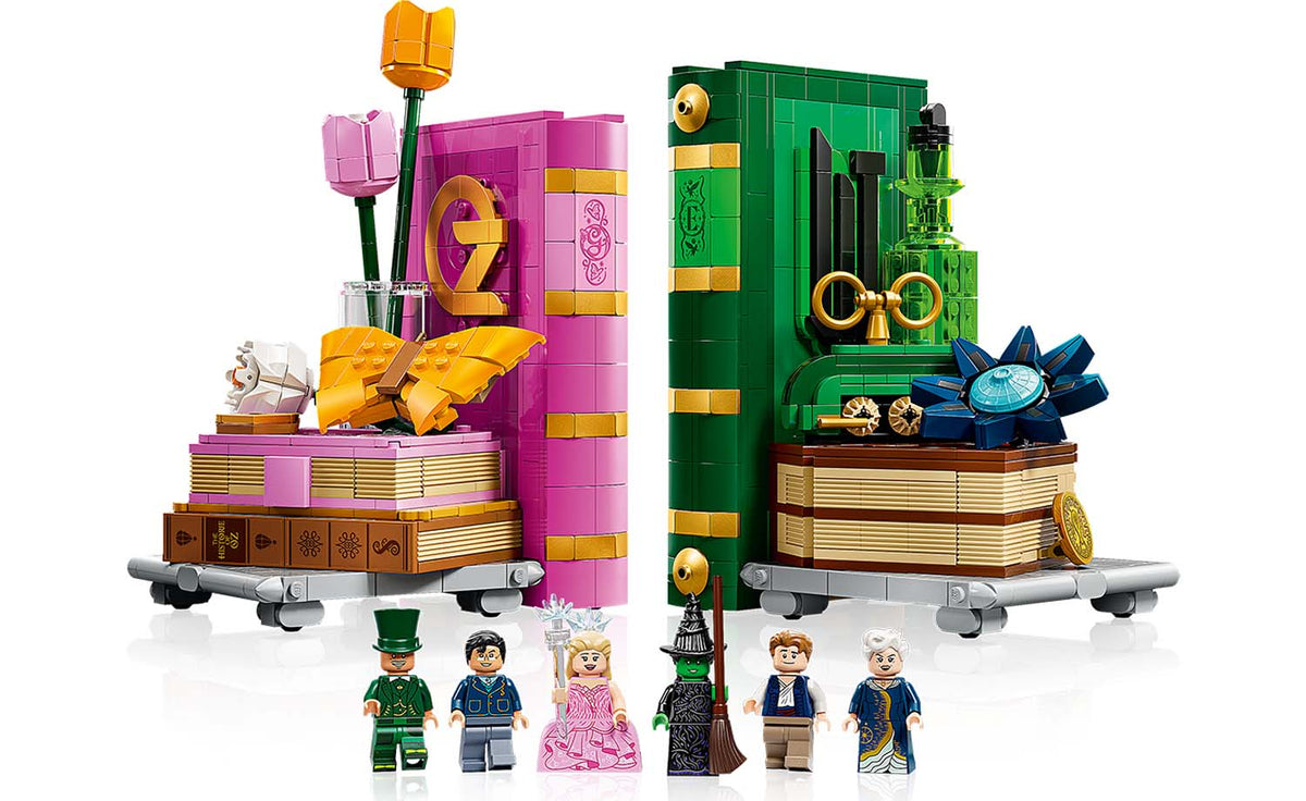 LEGO Wicked 75691 Glinda & Elphaba Bookends