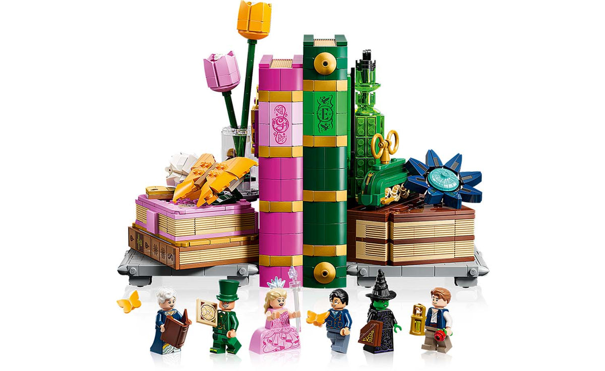 LEGO Wicked 75691 Glinda & Elphaba Bookends