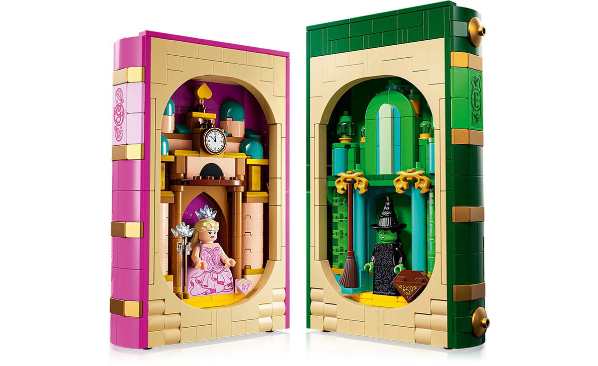 LEGO Wicked 75691 Glinda & Elphaba Bookends
